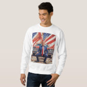 Sweatshirt de Mens Donald Trump (Devant entier)