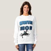 Sweatshirt de natation maman (Devant entier)