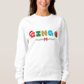 Sweatshirt de Noël BINGO (Devant)