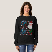 Sweatshirt de Noël confortable pour les femmes (Devant entier)