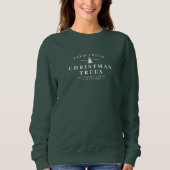 Sweatshirt de Noël de la ferme fraîche arbres de N (Devant)