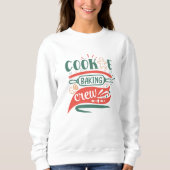 Sweatshirt de noël de l'équipe de cuisine de biscu (Devant)