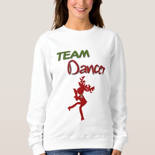 Sweatshirt de Noël de l'équipe de danseurs (Devant)