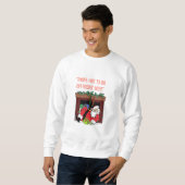 Sweatshirt de Noël de malheur de cheminée de Père (Devant entier)