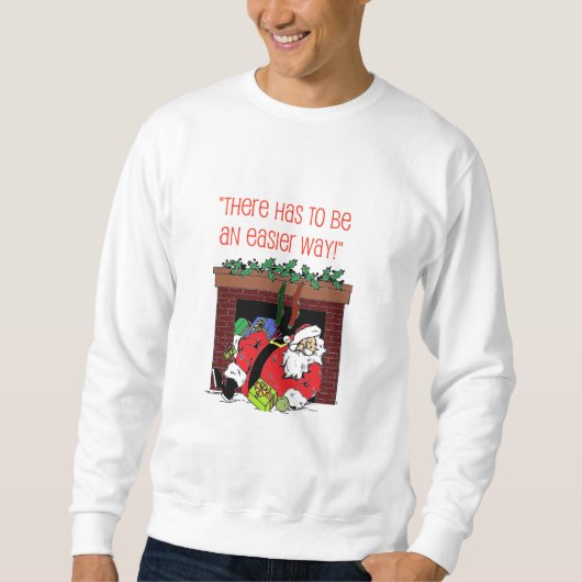 Sweatshirt de Noël de malheur de cheminée de Père (Devant)