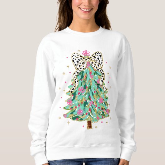 Sweatshirt de Noël des femmes (Devant)