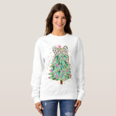 Sweatshirt de Noël des femmes (Devant entier)