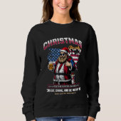 Sweatshirt de Noël des femmes Père Noël | Holiday (Devant)