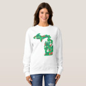 Sweatshirt de Noël du Michigan ! (Devant entier)