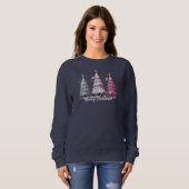 Sweatshirt de Noël, Enchanted Conçu Noël (Devant entier)