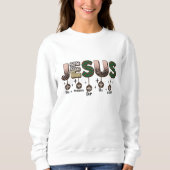 Sweatshirt de Noël Jésus (Devant)