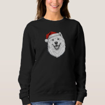 Sweatshirt de Noël Samoyed – Cadeau de chien perso