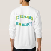 Sweatshirt de Noël Tropical Père Noël (Dos)
