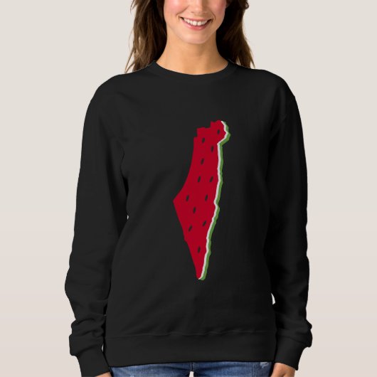 Sweatshirt de Palestine Freedom Melon (Devant)