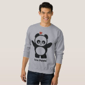 Sweatshirt de Panda® d'amour (Devant entier)