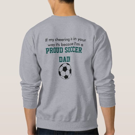 Sweatshirt de papa du football (Dos)