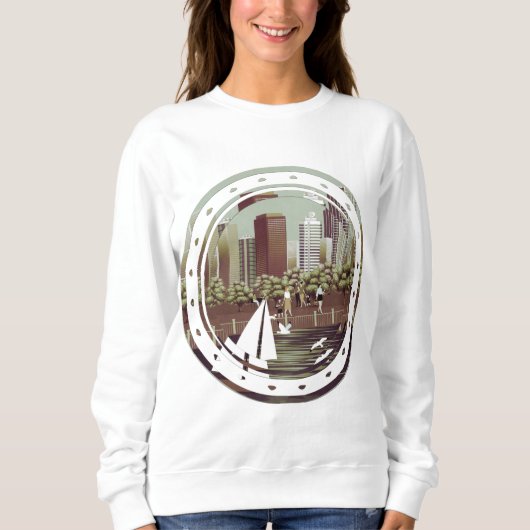 Sweatshirt de paysage urbain (Devant)