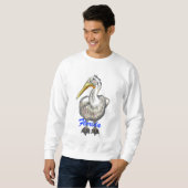 Sweatshirt de pélican de la Floride (Devant entier)