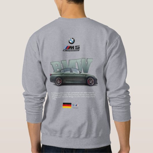 Sweatshirt de performance de la concurrence BMW M5 (Dos)