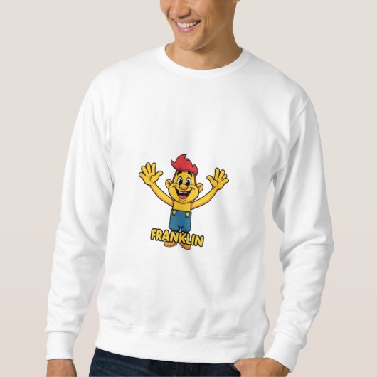 Sweatshirt de personnage de dessin Franklin (Devant)