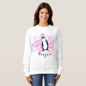 Sweatshirt de pingouin confusionné (Devant entier)