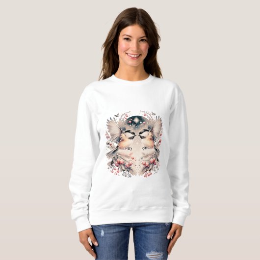 Sweatshirt de poulets d'hiver (Devant entier)