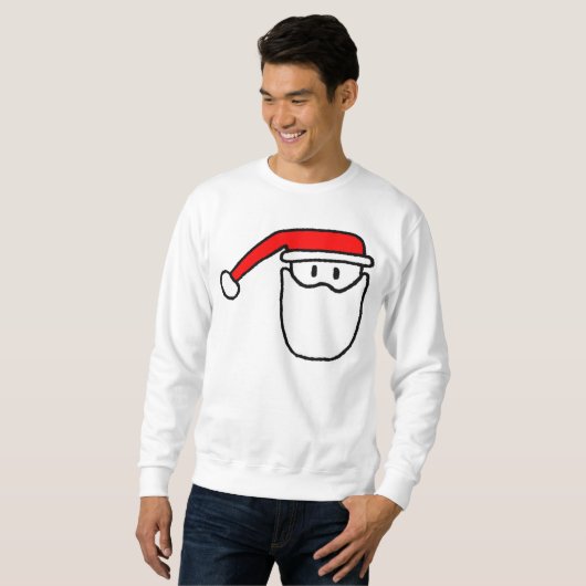 Sweatshirt de pullover de Noël de père de Père (Devant entier)