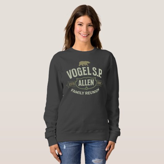 Sweatshirt de réunion de famille Allen (Devant entier)