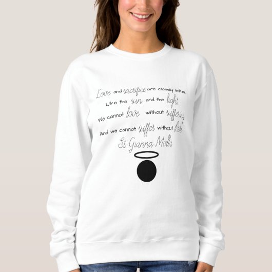 Sweatshirt de Saint-Gianna Molla (Devant)
