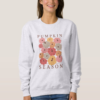 Sweatshirt de saison citrouille