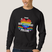Sweatshirt De San Antonio avec Fierté LGBTQ gay Homosex (Devant)