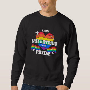 Sweatshirt De San Antonio avec Fierté LGBTQ gay Homosex