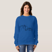 Sweatshirt de script Talk Dizi (Devant entier)