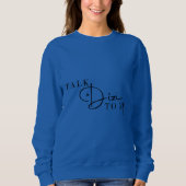 Sweatshirt de script Talk Dizi (Devant)