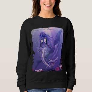 Sweatshirt de sirène violet