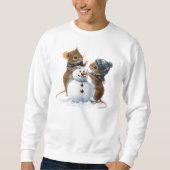 Sweatshirt de souris d'hiver (Devant)