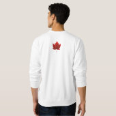 Sweatshirt de souvenir de drapeau du Canada de (Dos entier)