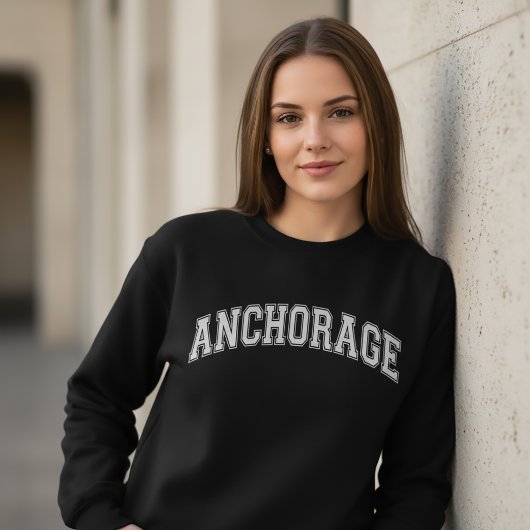 Sweatshirt de style universitaire ANCHORAGE