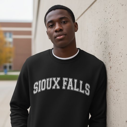 Sweatshirt de style universitaire de SIOUX FALLS