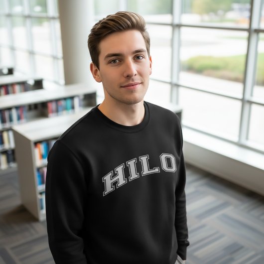 Sweatshirt de style universitaire HILO Amérique Co