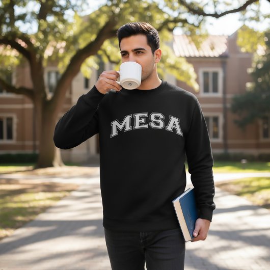 Sweatshirt de style universitaire MESA Université