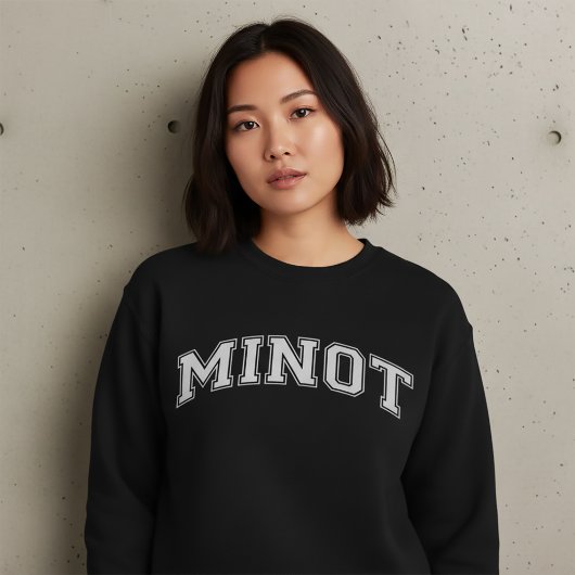 Sweatshirt de style universitaire MINOT Amérique C