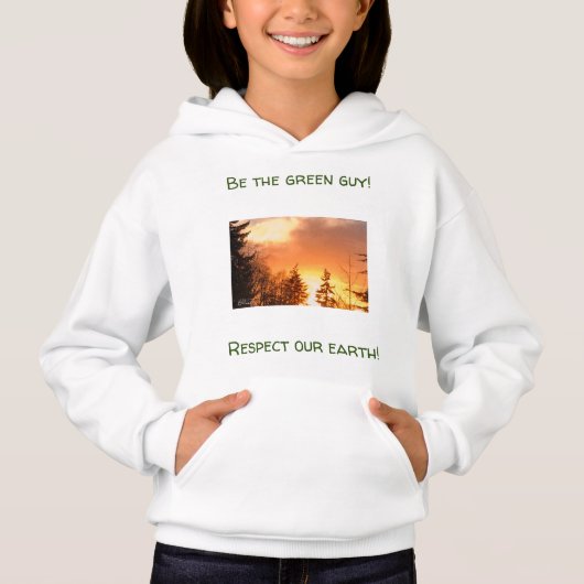 Sweatshirt de Sunset Nature pour filles (Devant)
