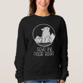 Sweatshirt de support de l'ours polaire (Devant)