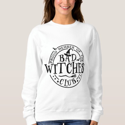 Sweatshirt de T-shirt Halloween Bad Witch (Devant)