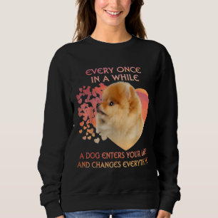Sweatshirt De Temps En Temps, Un Poméranien Entre Dans La Vie