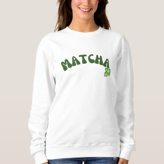 Sweatshirt de thé vert Matcha (Devant)