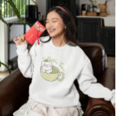 Sweatshirt de thé vert Matcha