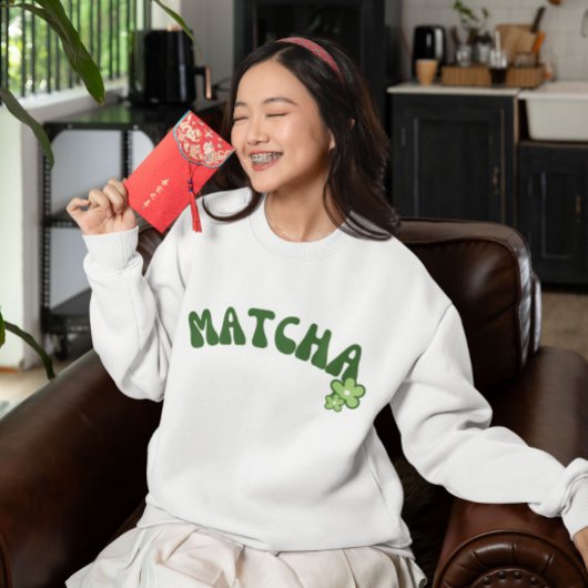 Sweatshirt de thé vert Matcha