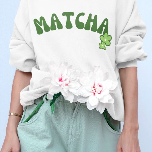 Sweatshirt de thé vert Matcha
